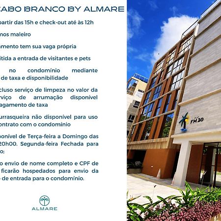 João PessoaFlat Fm20 Cabo Branco Ocean - By Almare公寓 外观 照片